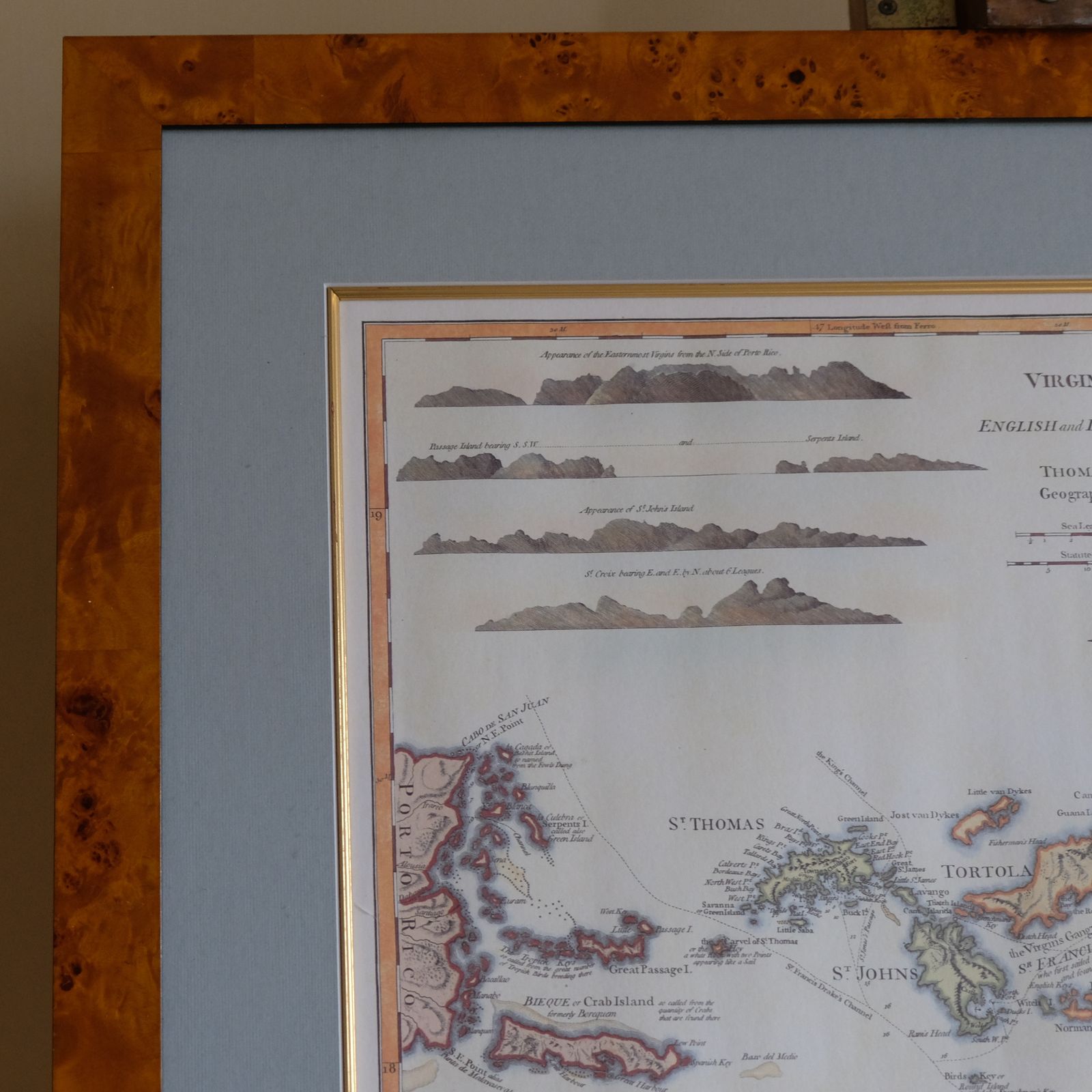 The Virgin Islands From English And Danish Surveys, By Thomas Jeffries photo for sale