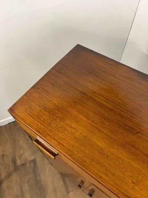 photo buy Vintage Oak Tallboy, Mid 20th Century