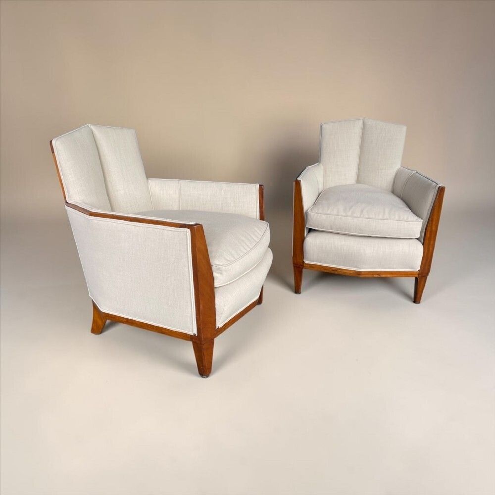 photo for sale A Pair Of Art Deco Armchairs