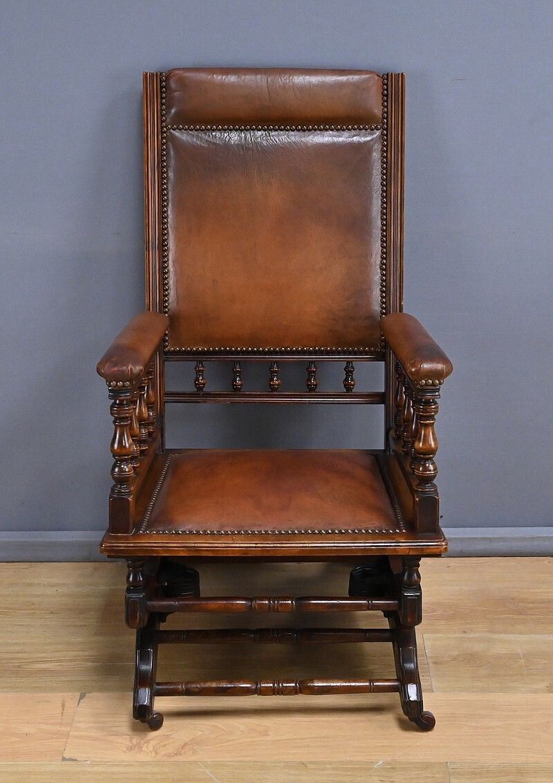 Mahogany Rocking Chair, England – Early 20th Century photo Furniture