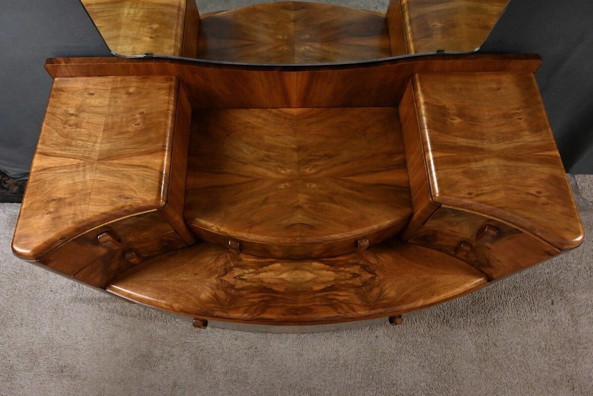 Dressing Table In Burr Walnut, England – 1920 photo 2830.0