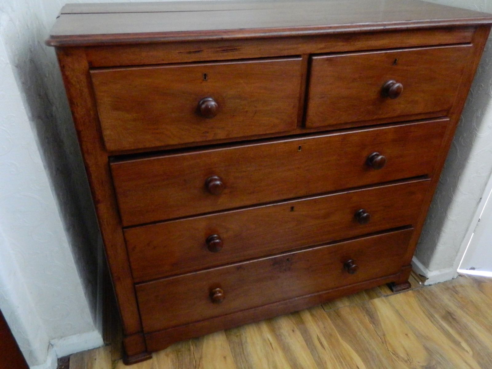 photo for sale Victorian Mahogany Chest Of Drawers