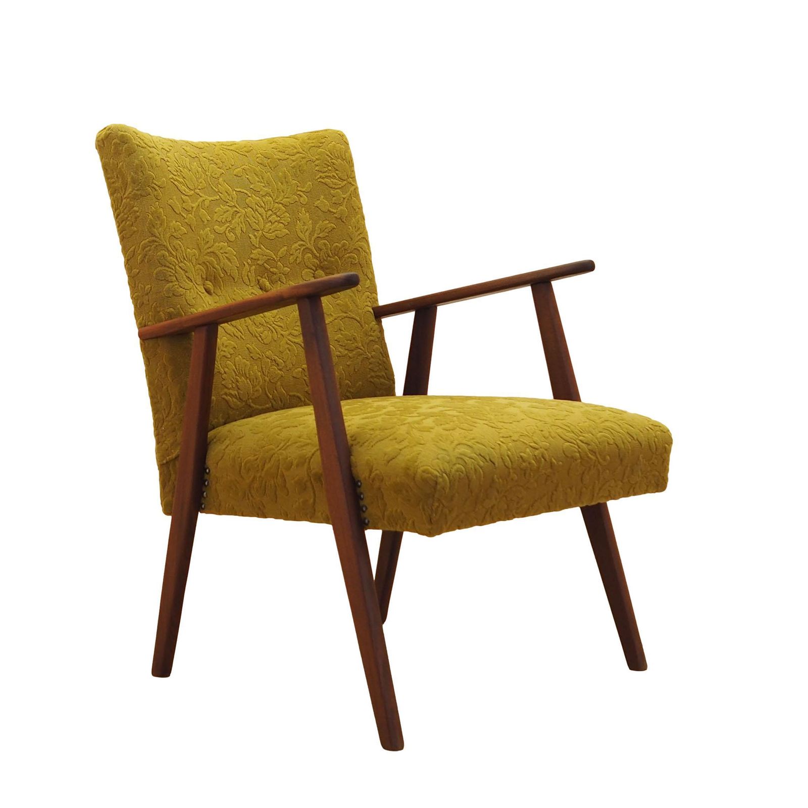 Teakhouten fauteuil, Deens design, jaren 1960, gemaakt in Denemarken