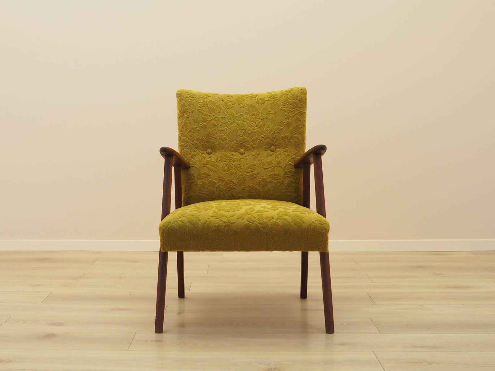 Teakhouten fauteuil, Deens design, jaren 1960, gemaakt in Denemarken photo for sale