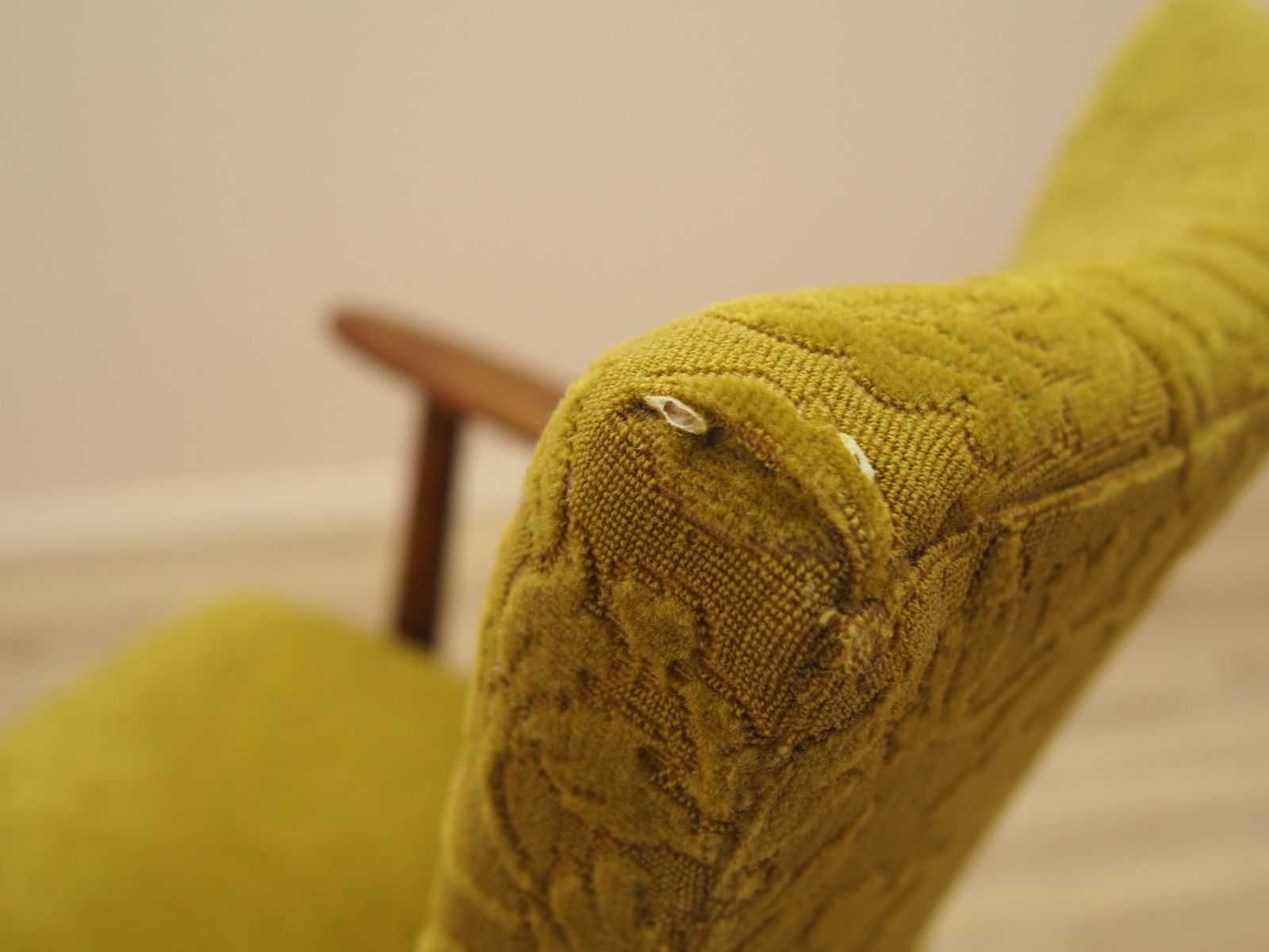 739.0 Teakhouten fauteuil, Deens design, jaren 1960, gemaakt in Denemarken photo