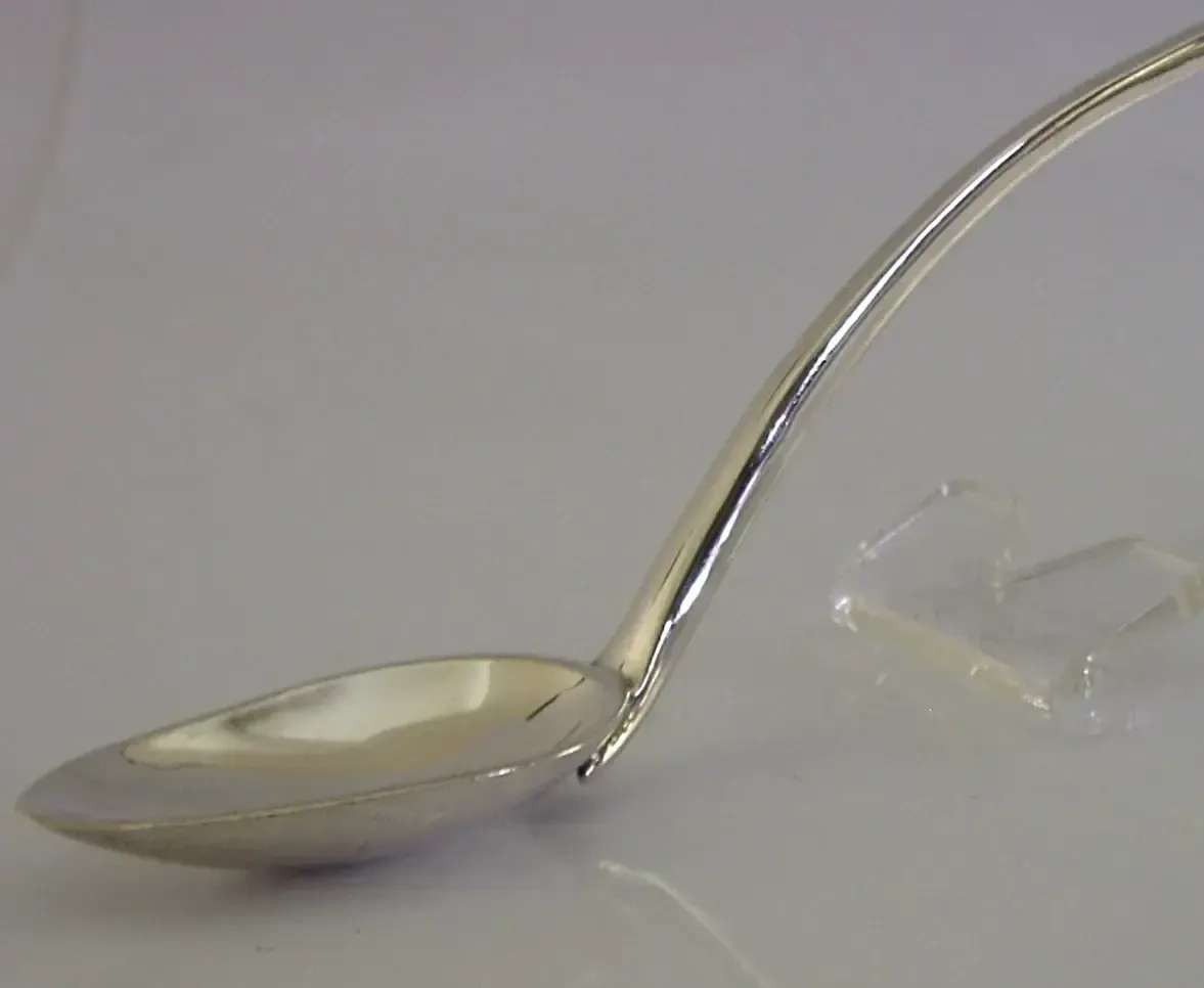 Cuillère Amanda Birkett en argent sterling, 19,3 cm, faite main, 1995 photo 120.0
