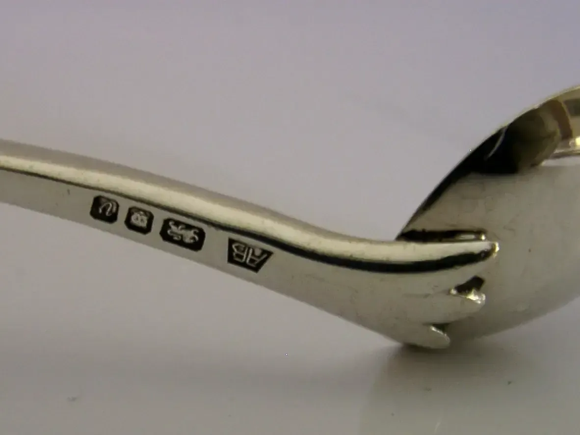 Amanda Birkett Designer Sterling Silver 7.75 Inch Long Spoon 1995 Hand Made photo buy