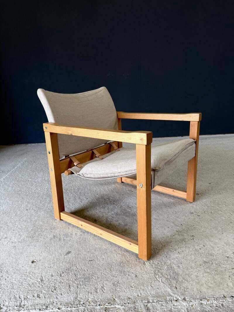 1000.0 "Diana" Safari Chair Set By Karin Möbring For Ikea, 1990's photo