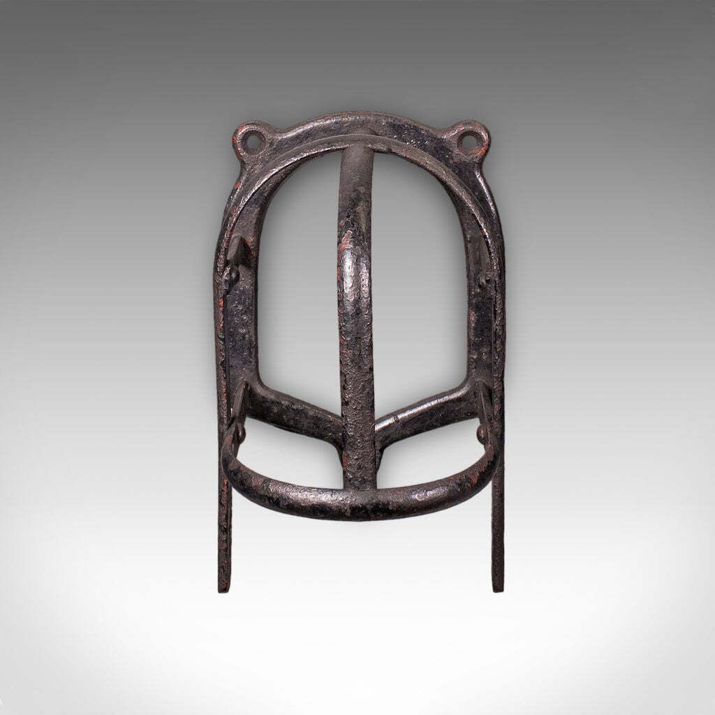Set Of 4 Antique Crop Hanging Racks, English, Iron, Hooks, Equestrian, Victorian photo vinterior