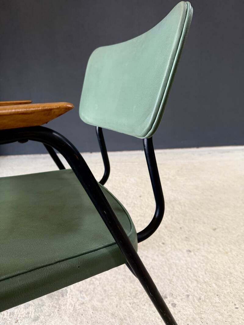 photo vintage Space Age Design fauteuil "M" van Pierre Guariche voor Meurop, ca. jaren 1950