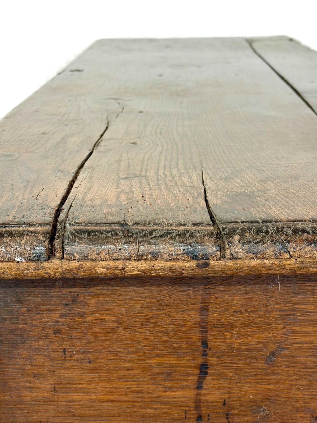 photo furniture Antique Early Welsh Oak Large Coffer | Antique Coffer | Antique Furniture | Antiques | Antique Storage (M 6906)