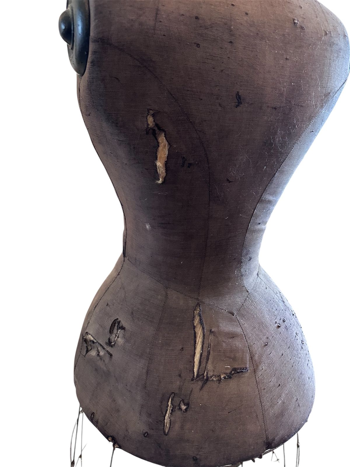 Wasp Waisted Antique Mannequin With Cage Skirt photo 695.0