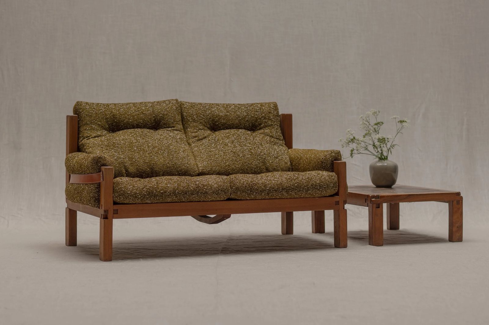 Pierre Chapo S22 Lounge Sofa, France 1960s photo for sale