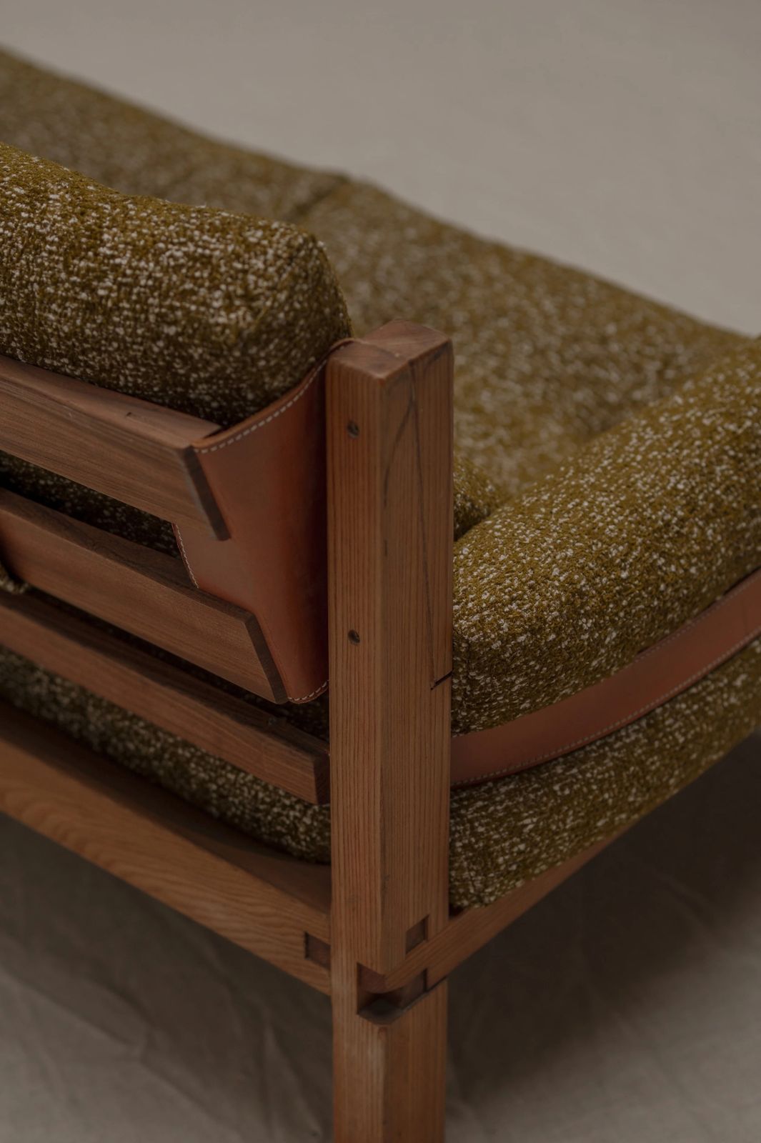 Furniture Pierre Chapo S22 Lounge Sofa, France 1960s photo
