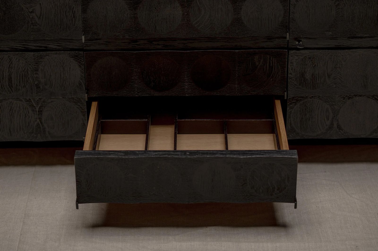 photo buy Brutalist Sideboard By J. Batenburg For M.I., Belgium 1970s
