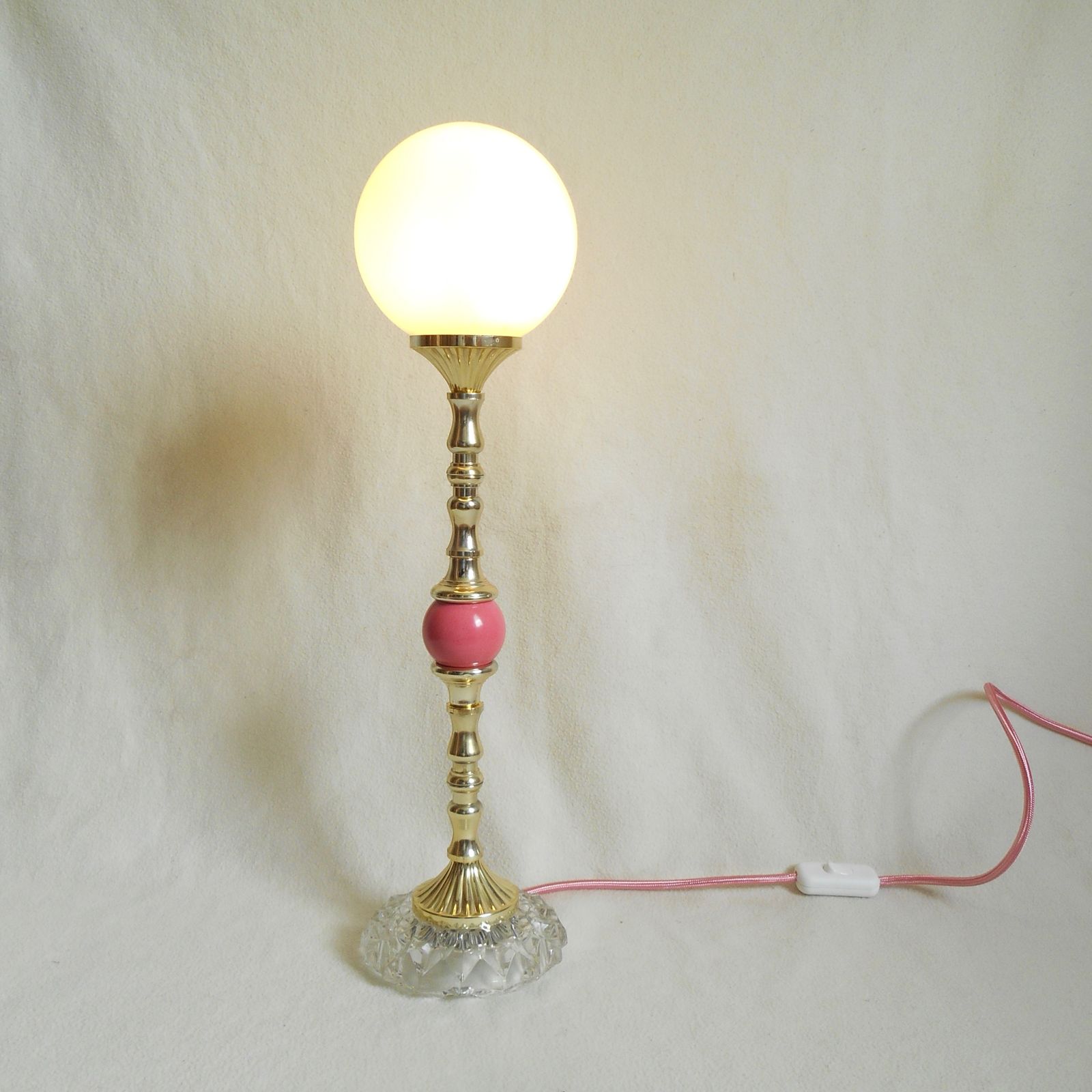 Lampe de table haute mid-century modern photo vintage
