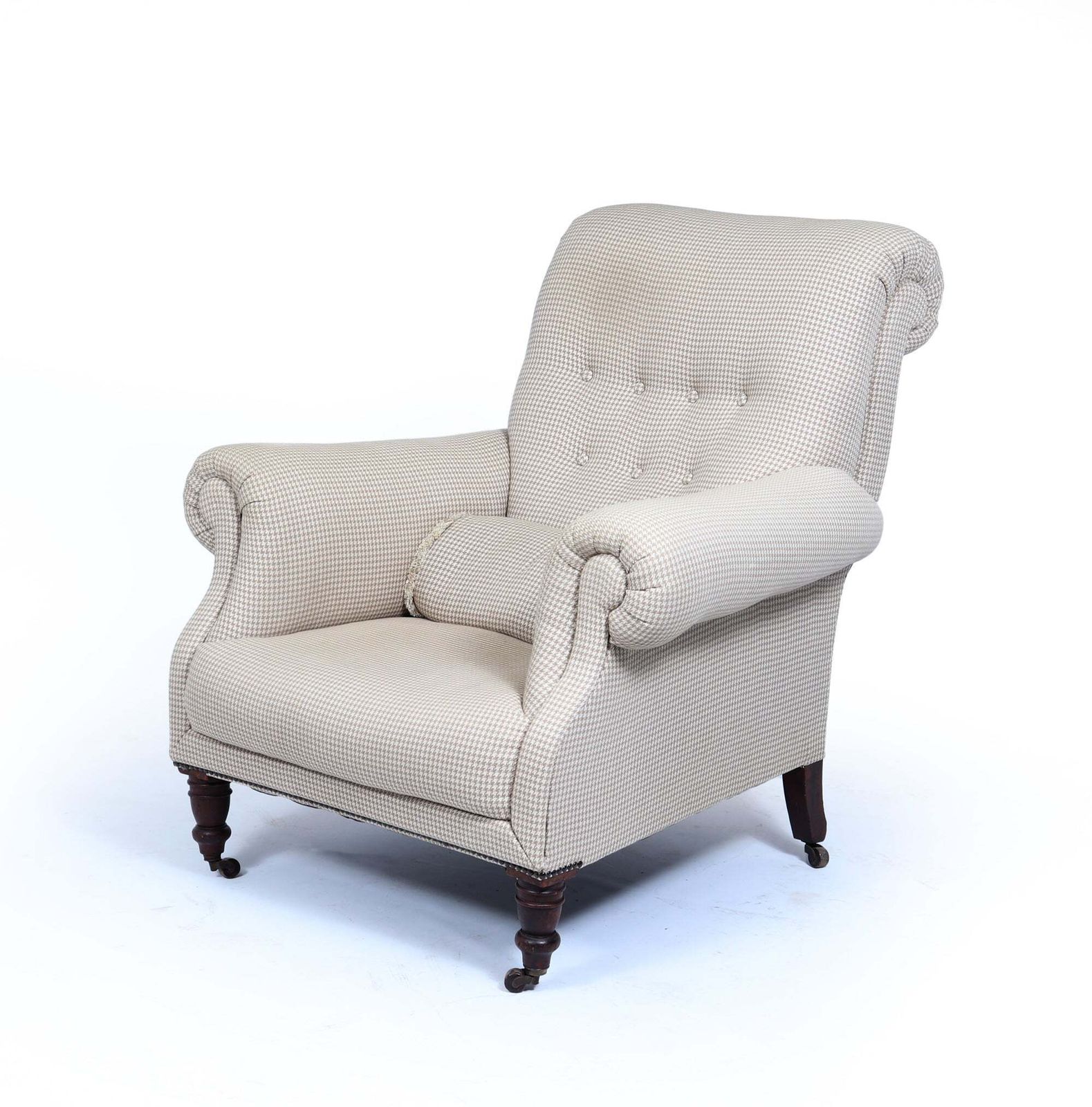 Late Victorian Button Back Armchair, English, Circa 1890–1900 photo furniture
