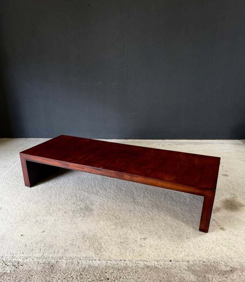 Modernistische Design Salontafel In Bamboe Door Axel Vervoordt, Jaren 1980