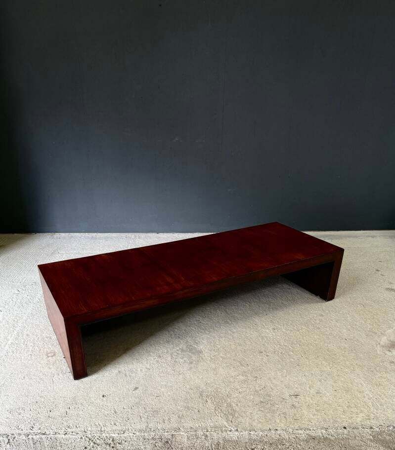 Modernistische design salontafel in bamboe door Axel Vervoordt, jaren 1980 photo buy