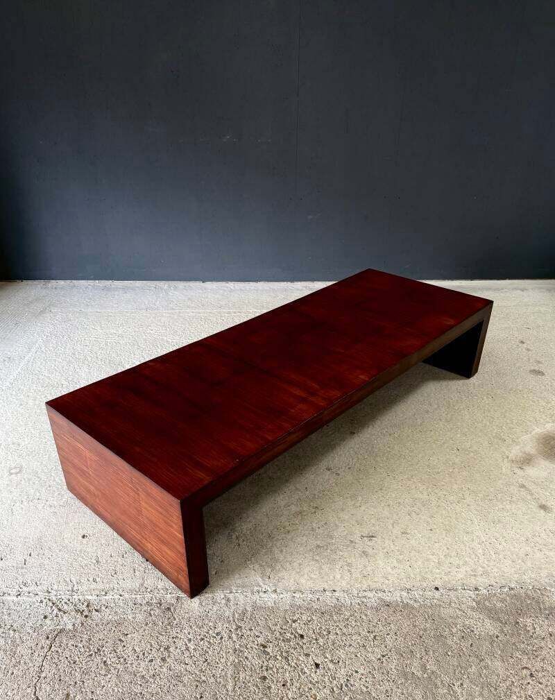 Meubels Modernistische Design Salontafel In Bamboe Door Axel Vervoordt, Jaren 1980 photo