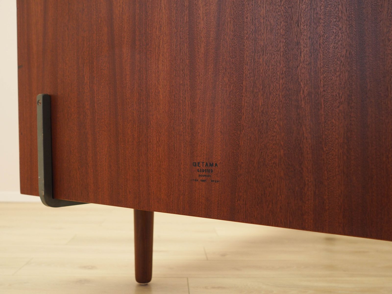 Furniture Teak Bed Danish Design 1960s Designer: Hans J. Wegner Manufacturer Getama photo