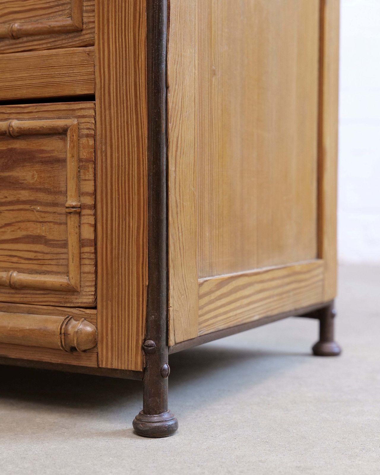 photo furniture French Faux Bamboo Dresser With Marble Top