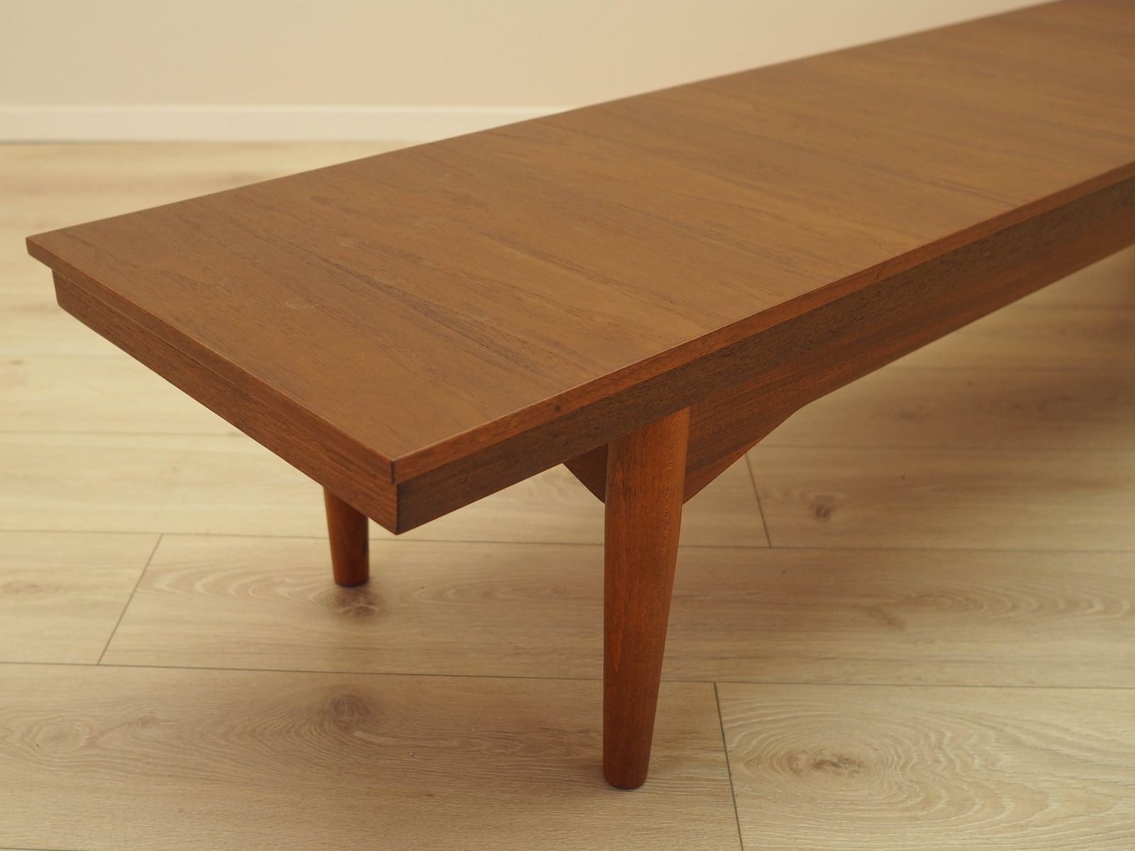 Lowboard en teck design danois, années 1970, fabriqué au Danemark photo vinterior