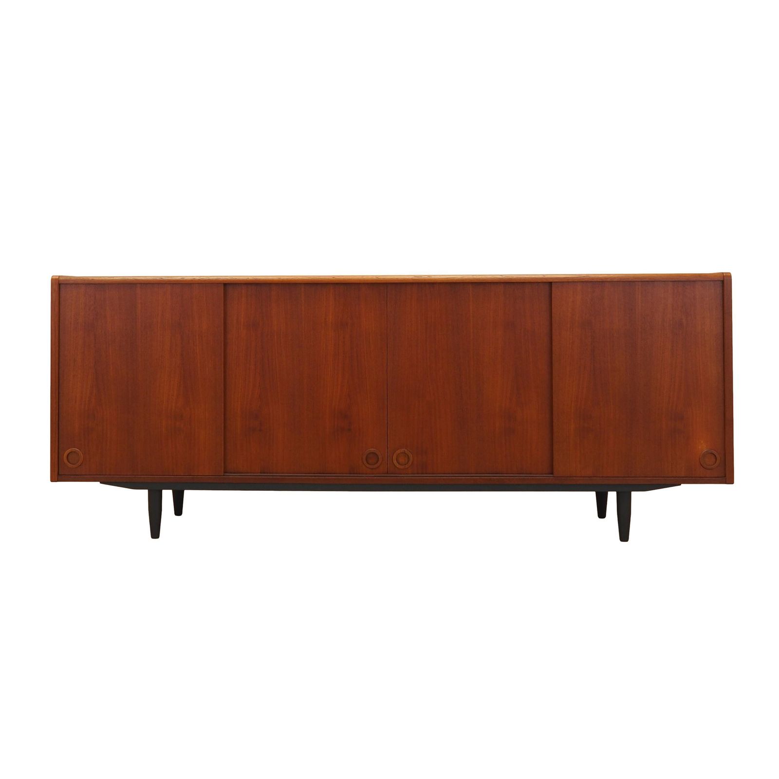 Teakhouten dressoir, Deens design, jaren 1970, gemaakt in Denemarken
