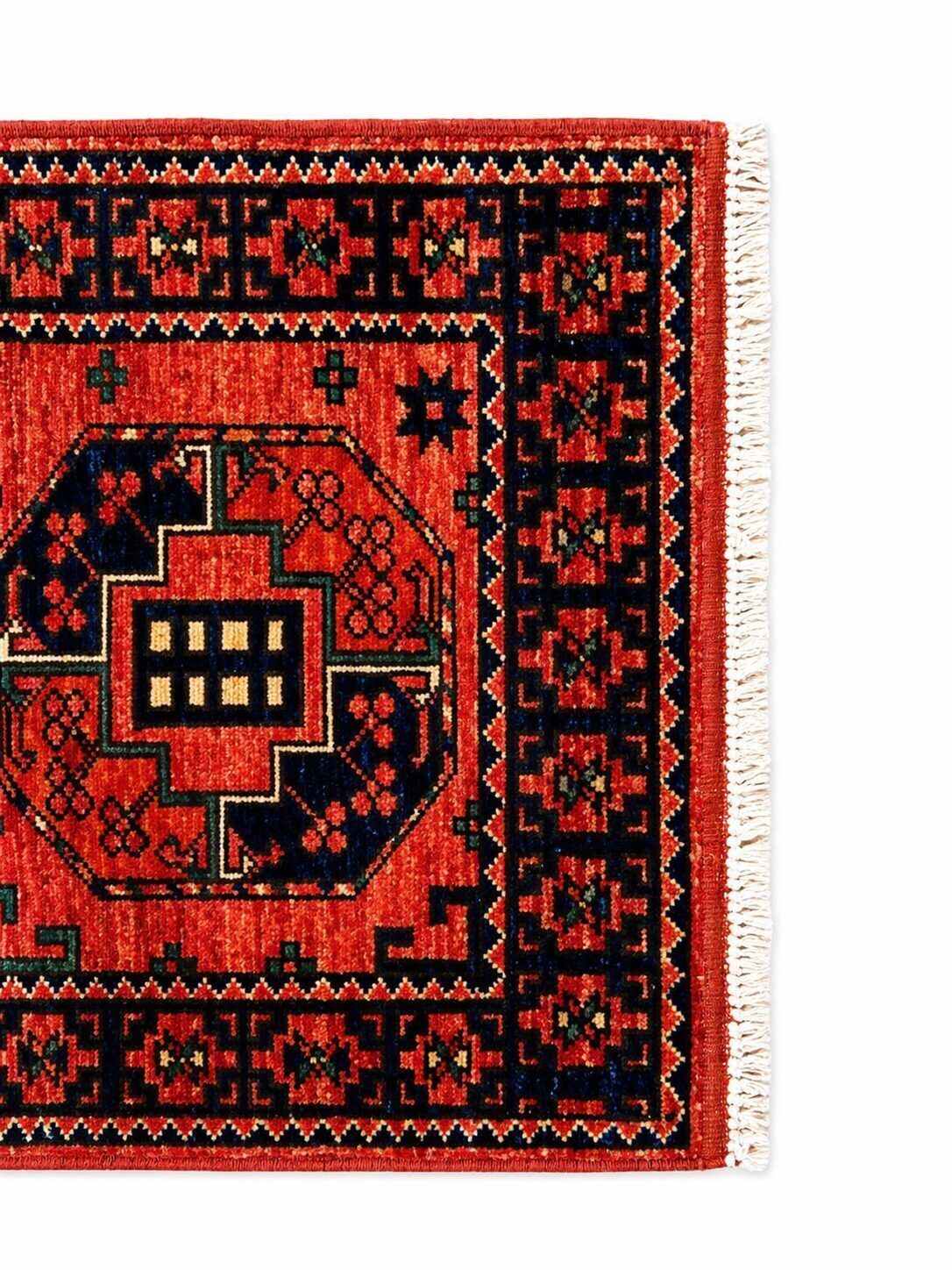 Roze Afghaans wollen vloerkleed / handgemaakt photo Textiel