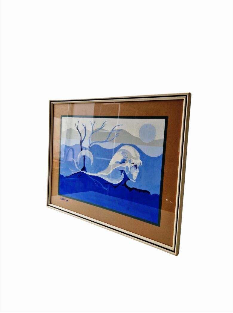 Painting "Portrait Of A Woman" photo furniture
