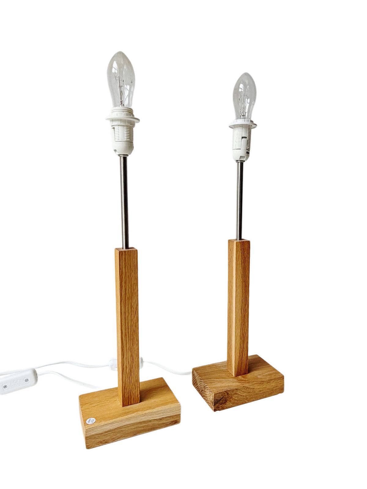"Swing Industrial" Oak Lamps/ 1970s photo vinterior