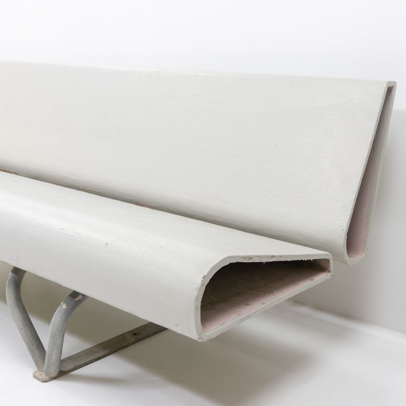 photo for sale Eternit Bench By André Lasserre For Eternit Sa, Switzerland 1970s