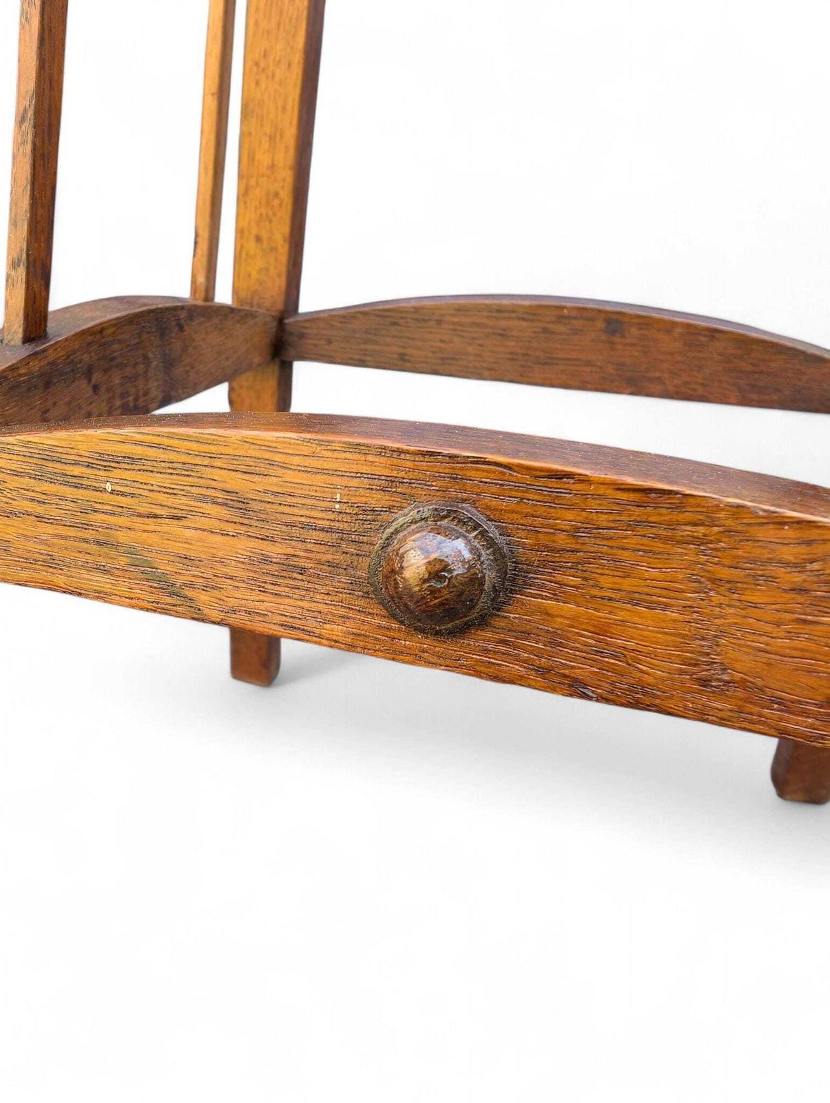 Small Arts And Crafts Oak Plant Stand Side Table Antique photo buy