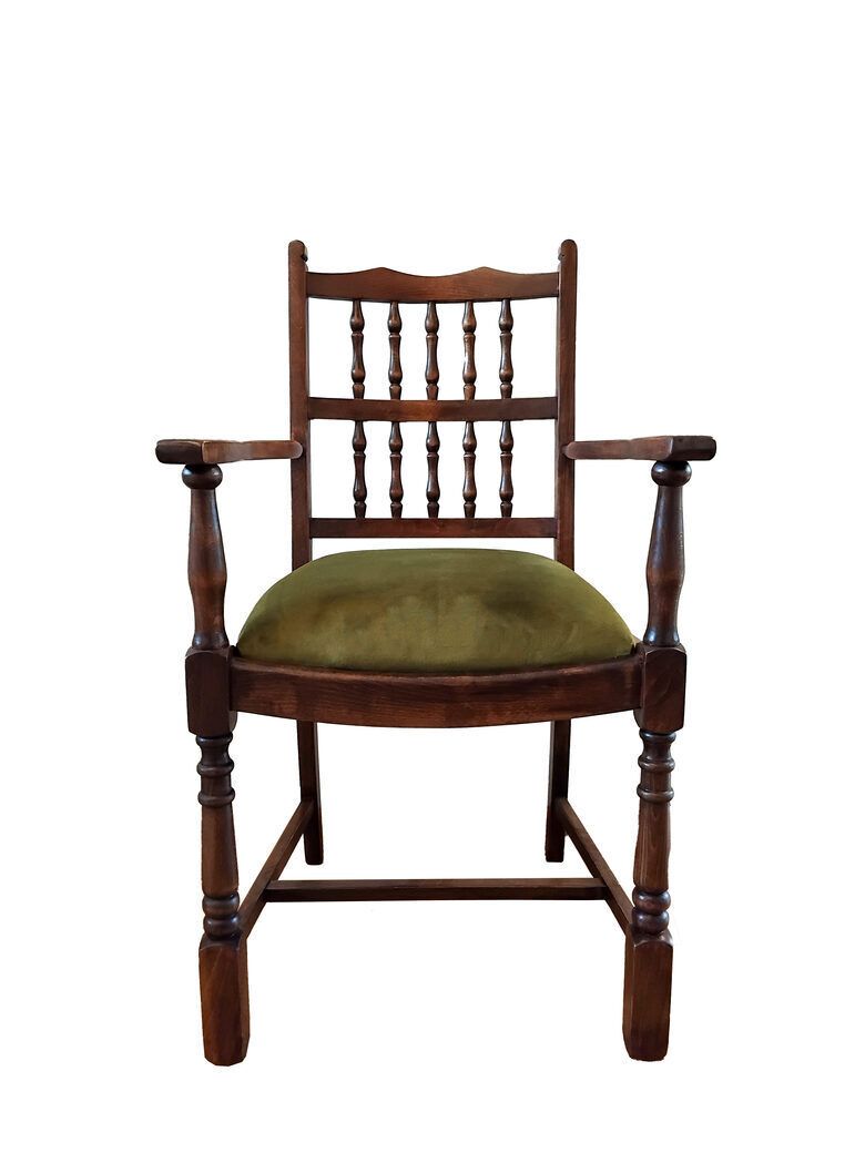 Chair With Green Velvet, Mid 20th Century photo furniture
