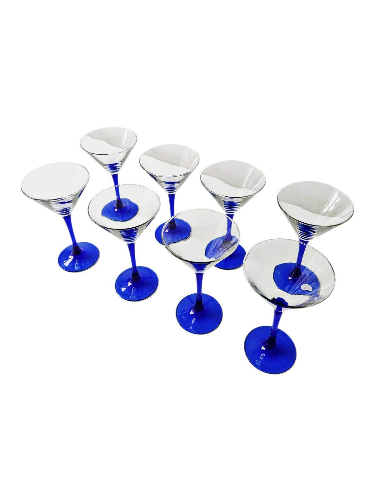 Luminarc Cobalt Blauwe Martiniglazen photo for sale