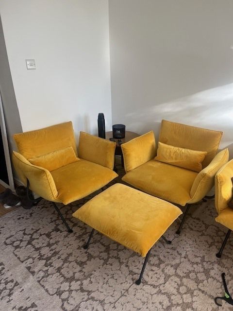 Magis Officina Armchair, Set Of 2 Chairs And 1 Footstall photo furniture