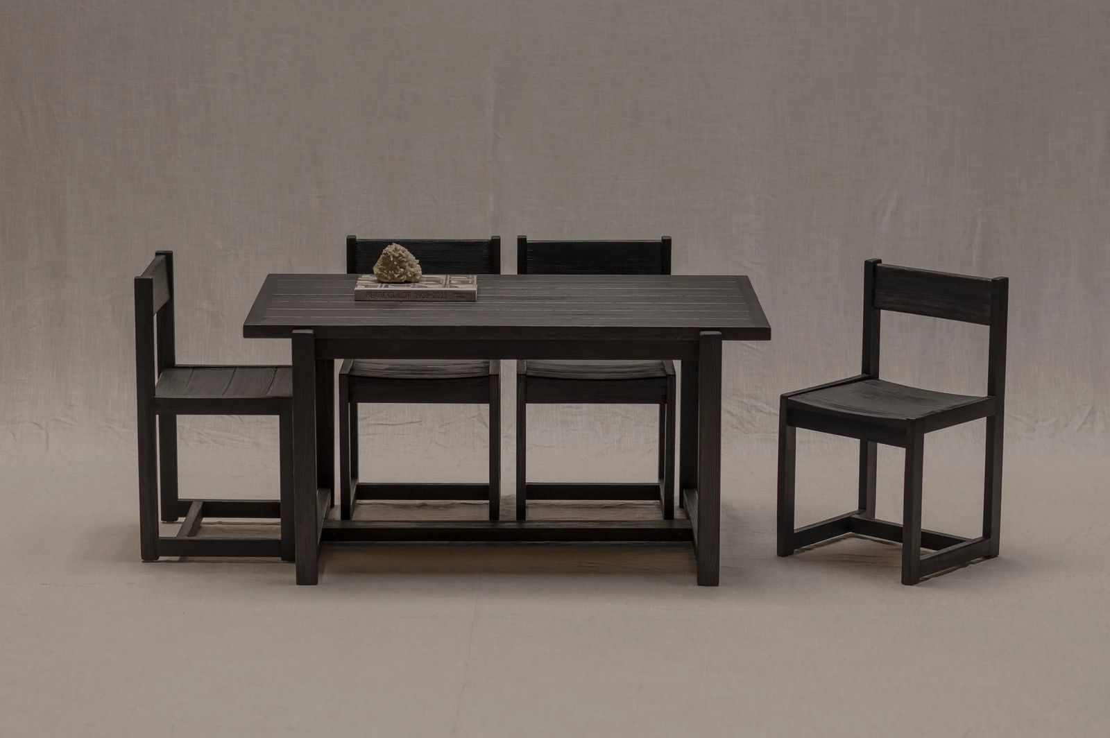 Minimalist Dining Set By Hugo Svensson For Bjärnums Möbelfabrik, 1960s