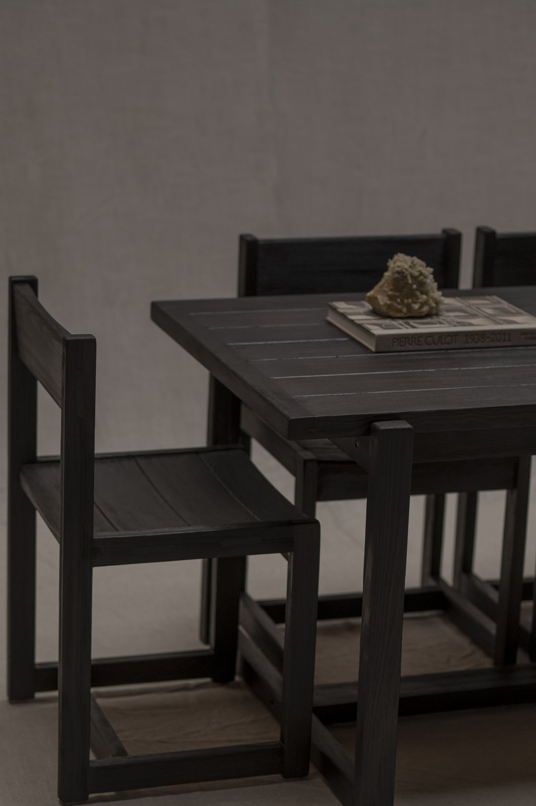 photo furniture Minimalist Dining Set By Hugo Svensson For Bjärnums Möbelfabrik, 1960s