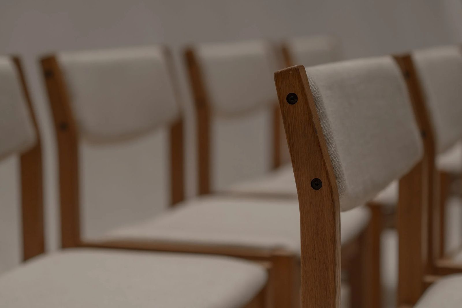photo for sale Set Of Eight Dining Chairs By Børge Mogensen For Fdb Møbler, Denmark
