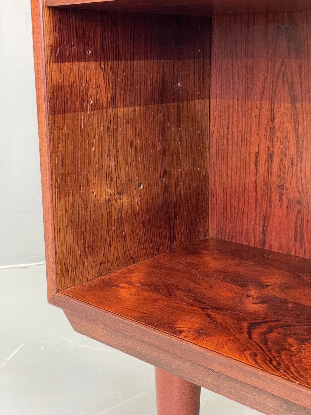 Vintage Danish 1960s Bookcase By Hjornebo Darkwood Retro Shelving Eb12065 photo vintage