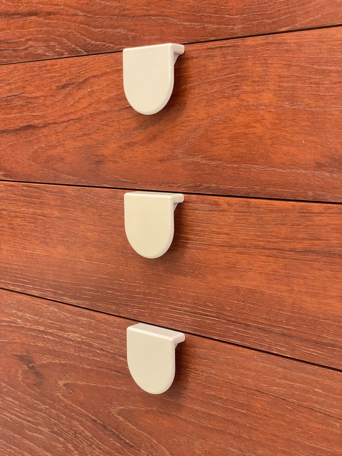 Vintage Chest Of Drawers 1970s Teak White Retro Chunky Handles Eb12070 photo Furniture