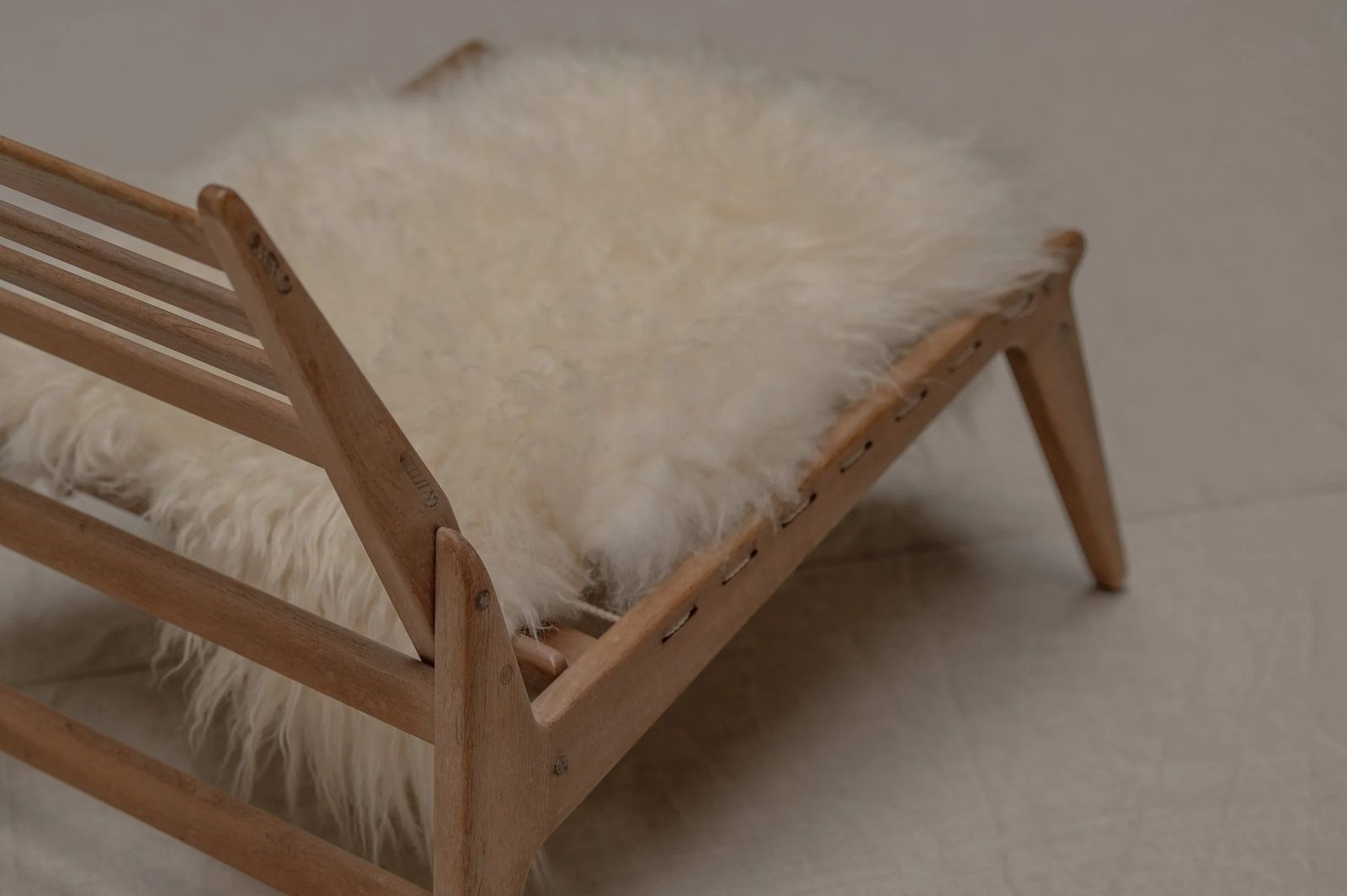 photo for sale Vintage ‘Hunting’ Lounge Chair By Veb Deutsche Werkstätten Hellerau, Circa 1950s