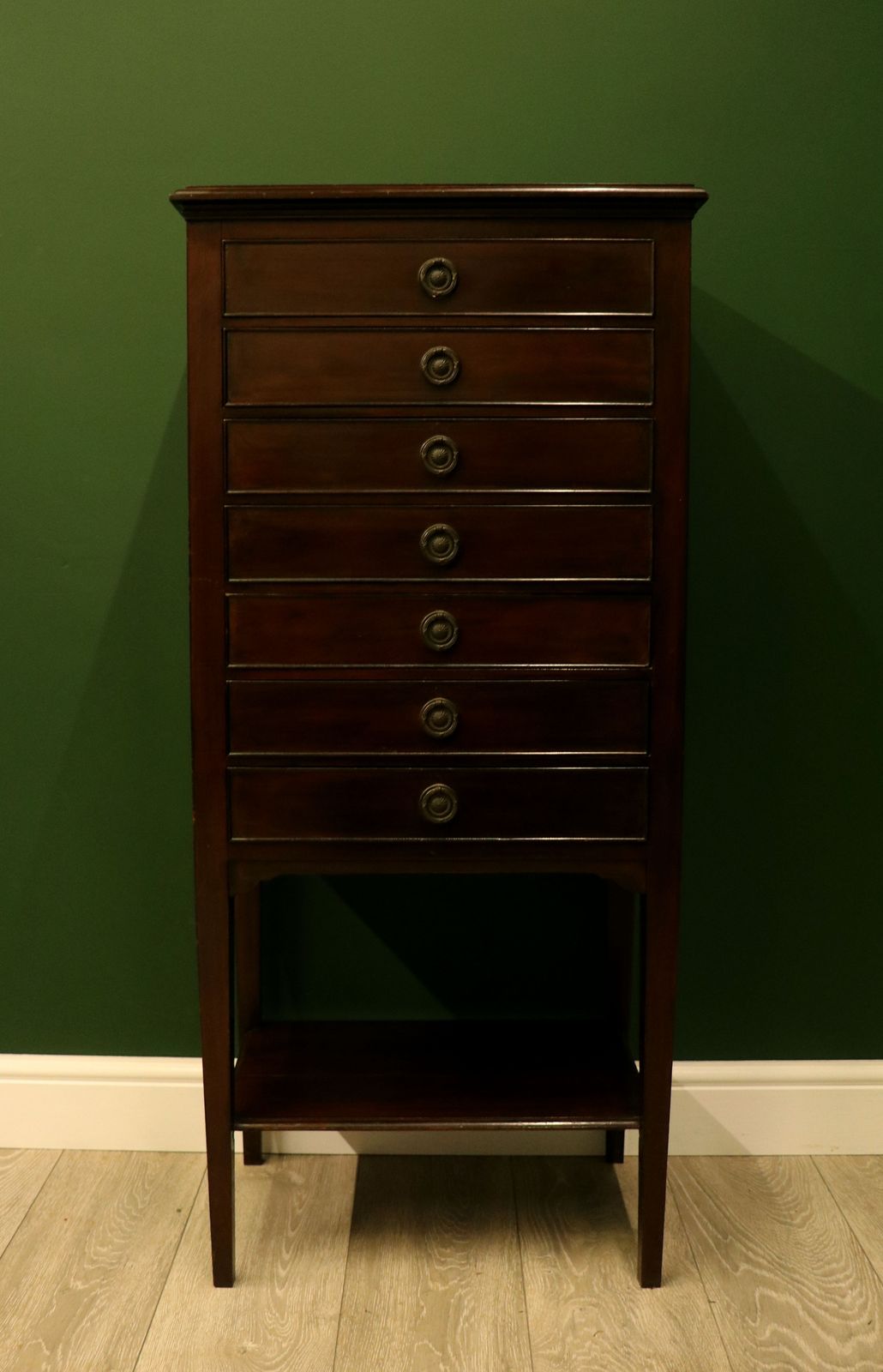 An Early 20th Century Mahogany Music Cabinet.