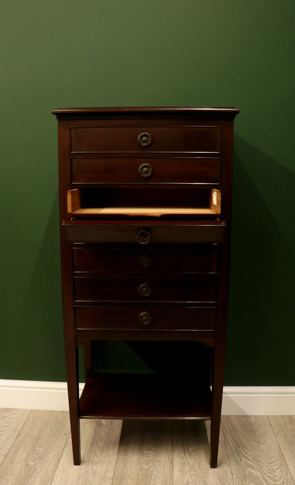 An Early 20th Century Mahogany Music Cabinet. photo 295.0