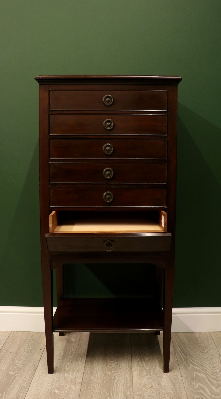 An Early 20th Century Mahogany Music Cabinet. photo vintage