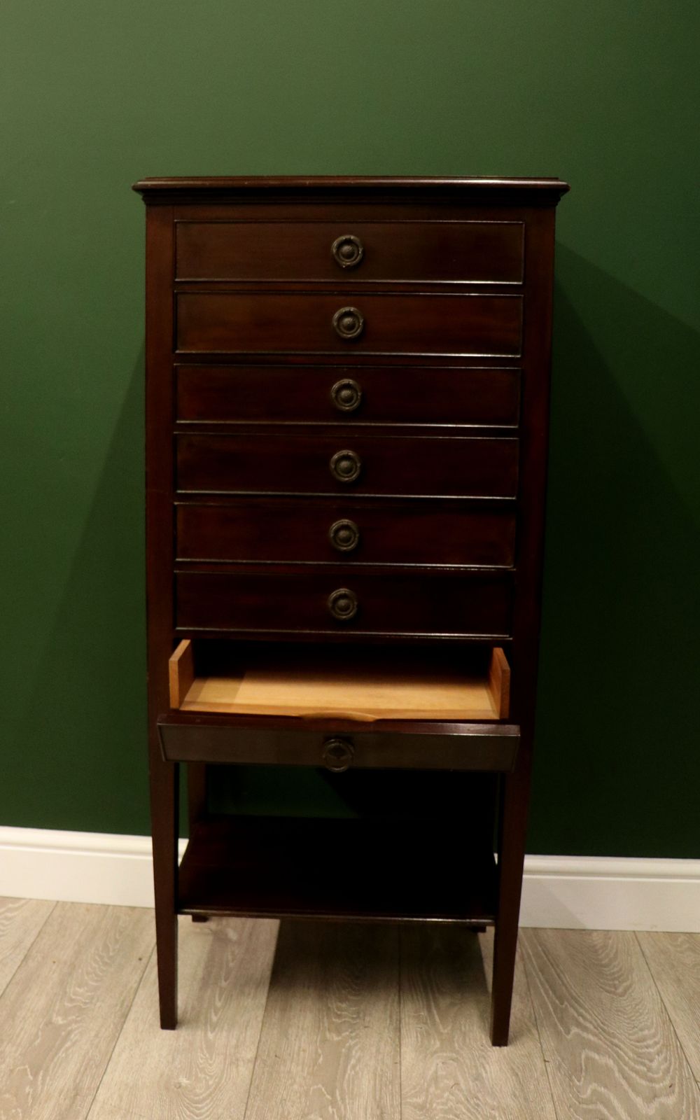 photo furniture An Early 20th Century Mahogany Music Cabinet.