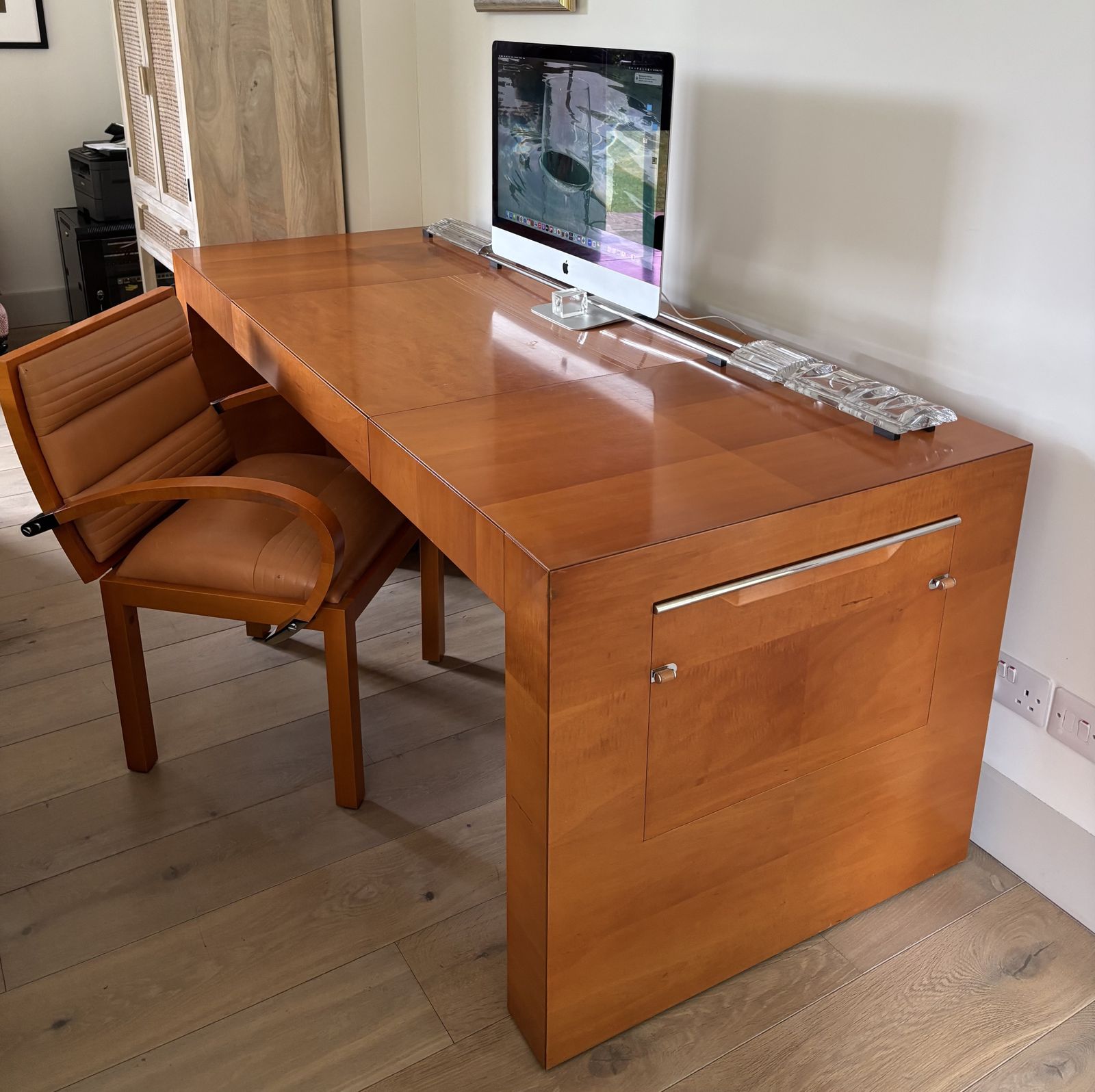 Bespoke Italian Handmade Directors Desk And Chair