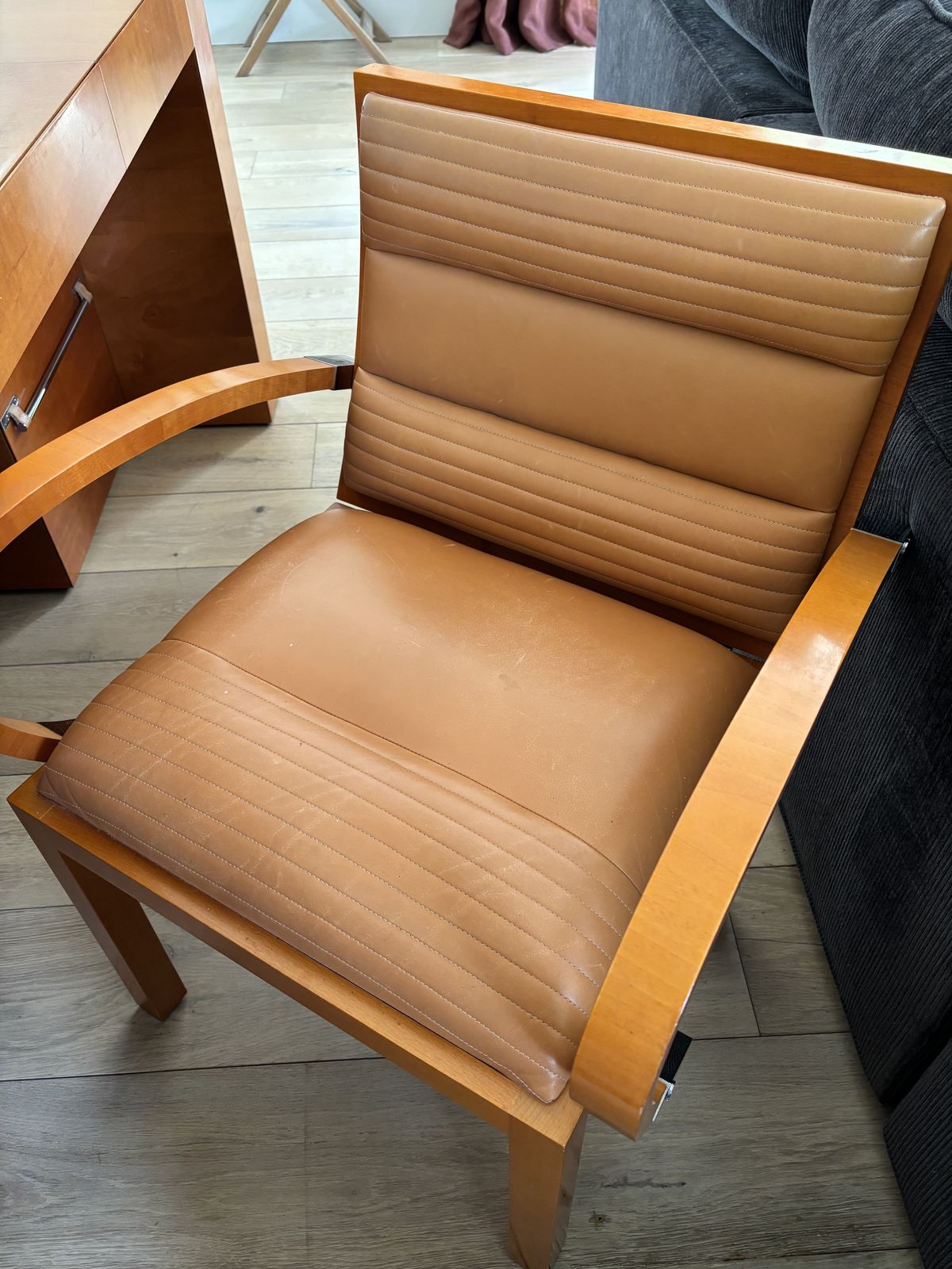 Bespoke Italian Handmade Directors Desk And Chair photo 1500.0