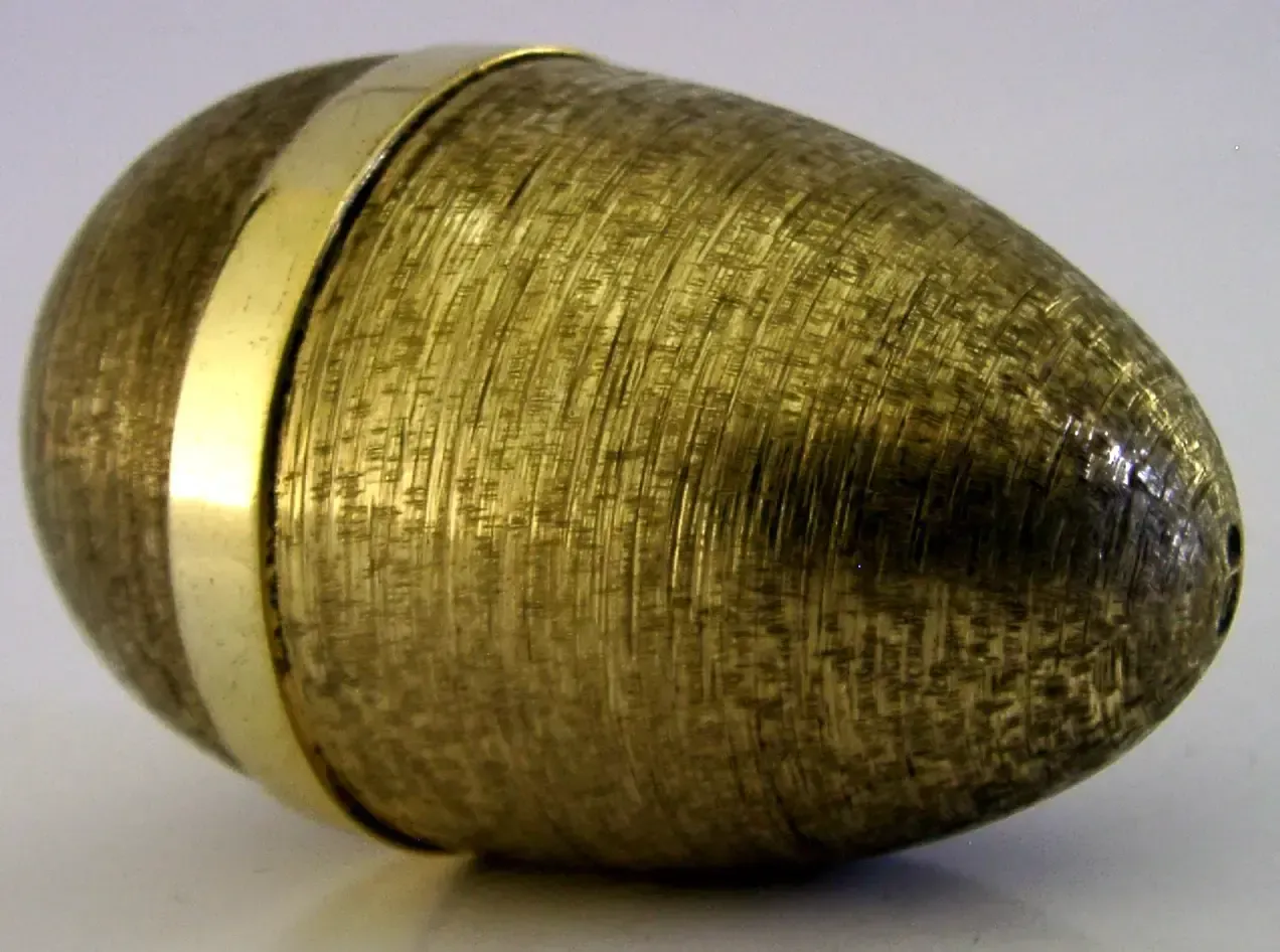 Stuart Devlin Massief Sterling Zilver Verguld Surprise Egg 1977 Nautisch Visserij 148g photo buy