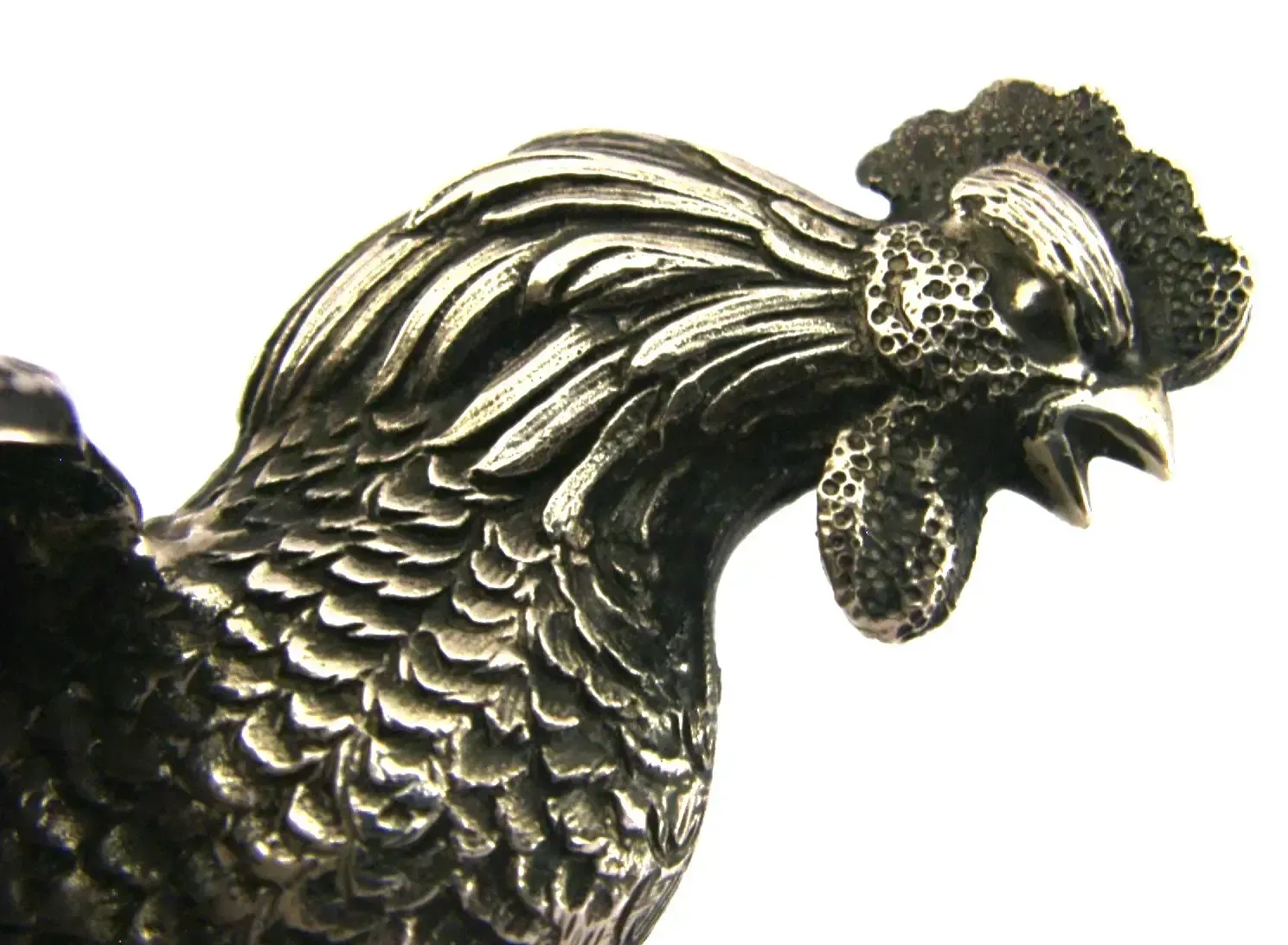 Figurine de coq en argent massif 833, 178 g, vers 1960 photo Art